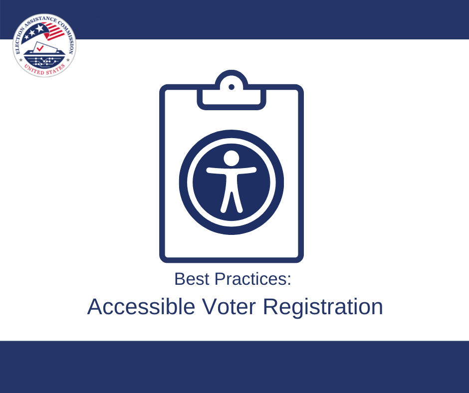 Best Practices: Accessible Voter Registration Cover Image